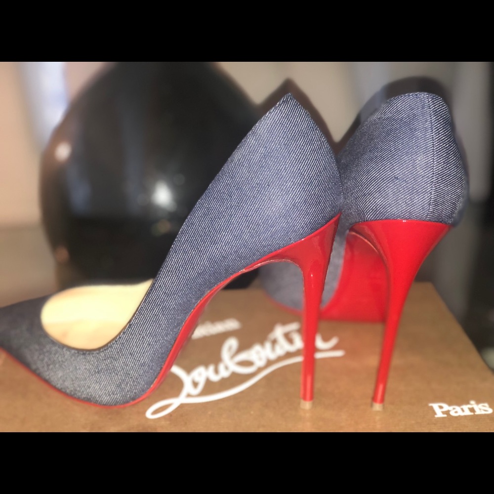 Christian Louboutin Denim pumps